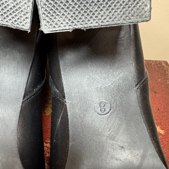 Maurices McKayla Black 3.25” Heeled Faux Leather Boots, 8 - Picture 9 of 11